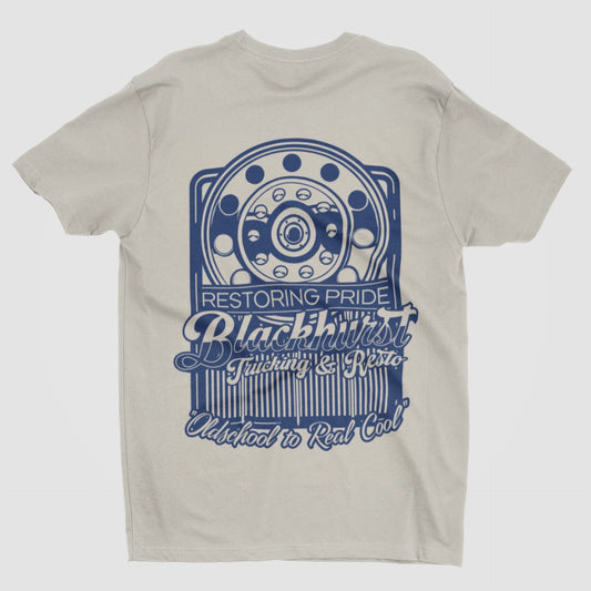 Blackhurst Screen Print Tee – Oldskool to Real Cool