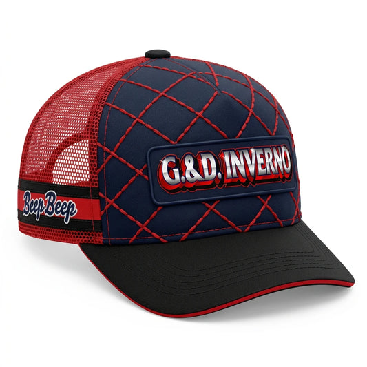 Navy/Red