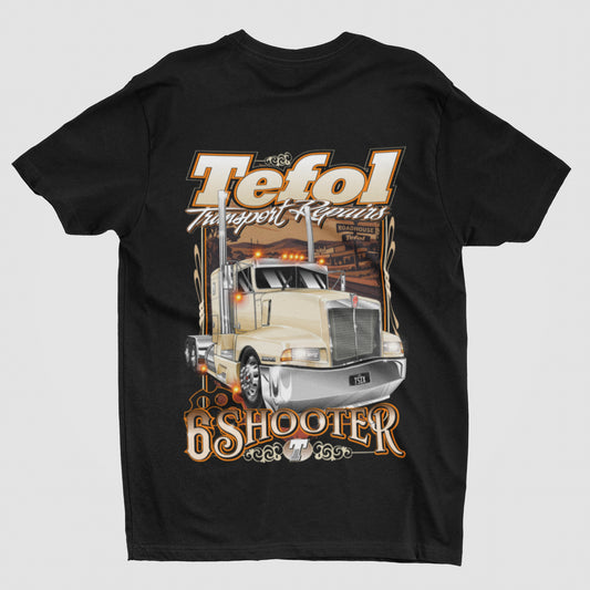 Tefol Screen Print  - 6 Shooter